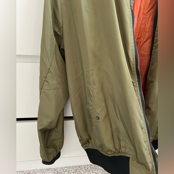 Ladies hunter green bomber jacket - Picture 7 of 9